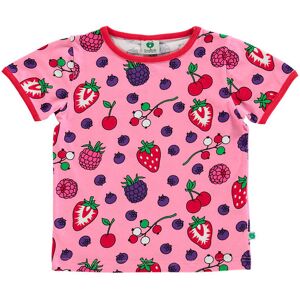 Småfolk T-Shirt - Sea Pink M. Bær - Småfolk - 4-5 År (104-110) - T-Shirt