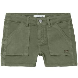 Name It Shorts - Noos - Twill - Nkfrose - Deep Lichen Green - Name It - 7 År (122) - Shorts