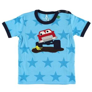 Freds World T-Shirt - Lyseblå M. Rød Bil - Freds World - 56 - T-Shirt