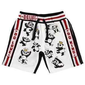 Dolce & Gabbana Shorts - Sweat - Sort/hvid M. Pandaer - Dolce & Gabbana - 10 År (140) - Shorts