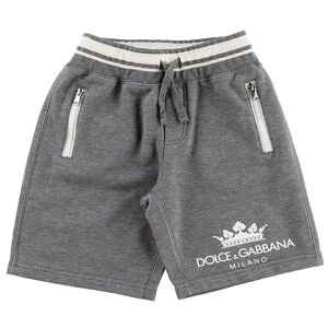 Dolce & Gabbana Shorts - Sweat - Gråmeleret M. Logo - Dolce & Gabbana - 2 År (92) - Shorts