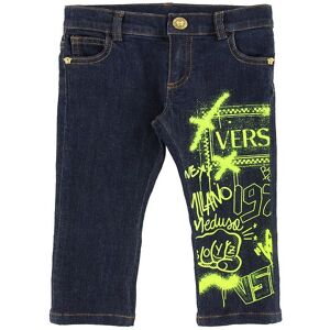 Versace Jeans - Navy M. Print/neongul - Versace - 12-18 Mdr - Jeans