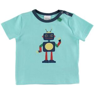 Freds World T-Shirt - Hello Robot - Aqua - Freds World - 68 - T-Shirt