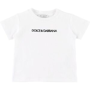 Dolce & Gabbana T-Shirt - Hvid M. Logo - Dolce & Gabbana - 6-9 Mdr - T-Shirt