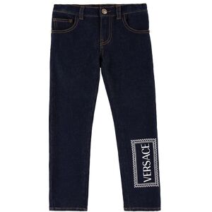 Versace Jeans - Blå M. Print - Versace - 10 År (140) - Jeans