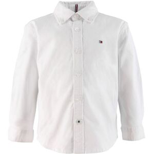 Tommy Hilfiger Skjorte - Stretch Oxford - Hvid - Tommy Hilfiger - 7 År (122) - Skjorte