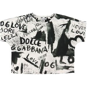 Dolce & Gabbana T-Shirt - Dg Next - Sort/hvid M. Graffiti - 2 År (92) - Dolce & Gabbana T-Shirt