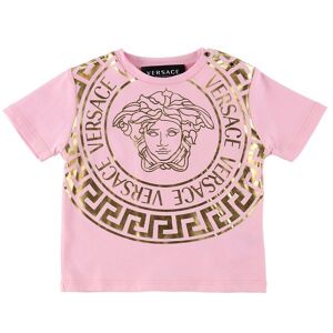 Versace T-Shirt - Medusa - Rosa/guld - Versace - 18-24 Mdr - T-Shirt