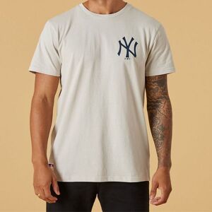 New Era T-Shirt - New York Yankies - Light Beige - New Era - Xs - Xtra Small - T-Shirt