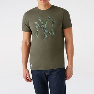 New Era T-Shirt - New York Yankees - Army Grøn - New Era - Xs - Xtra Small - T-Shirt