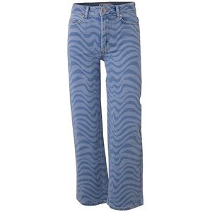 Hound Jeans - Wide W/ Print - Blue Denim - Hound - 18 År - Jeans