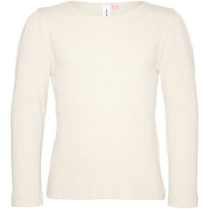 Vero Moda Girl Bluse - Noos - Rib - Vmlavender - Snow White - Vero Moda Girl - 6 År (116) - Bluse