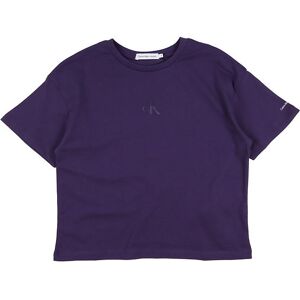 Klein T-Shirt - Ck Logo Boxy - Purple Velvet - Calvin Klein - 16 År (176) - T-Shirt