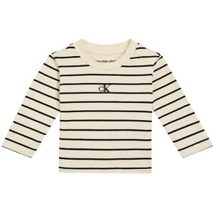 Klein Bluse - Black/vanilla Stripe - Calvin Klein - 74 - Bluse