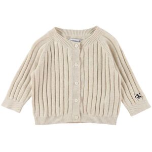 Klein Cardigan - Strik - Rib - Vanilla Heather - Calvin Klein - 62 - Cardigan