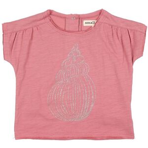 Small Rags T-Shirt - Grace - Støvet Rosa M. Glitter - Small Rags - 74 - T-Shirt