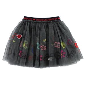 Dolce & Gabbana Tylnederdel - Mørkegrå M. Print/patches - Dolce & Gabbana - 12 År (152) - Nederdel