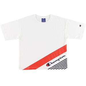 Champion Fashion T-Shirt - Hvid M. Print - Champion - 16-18 År (176-188) - T-Shirt