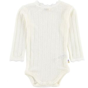 Joha Body - Uld/silke - L/æ - Creme M. Hulmønster - Joha - 60 - Body L/æ