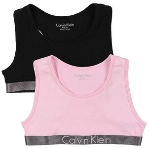 Klein Toppe - 2-Pak - Rosa/sort - Calvin Klein - 4-5 År (104-110) - Undertøj