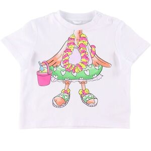 Stella Mccartney Kids T-Shirt - Hvid M. Flamingo - Stella Mccartney Kids - 1 År (80) - T-Shirt