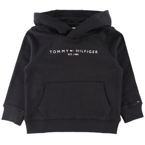 Tommy Hilfiger Hættetrøje - Essential - Organic - Sort - Tommy Hilfiger - 6 År (116) - Hættetrøje