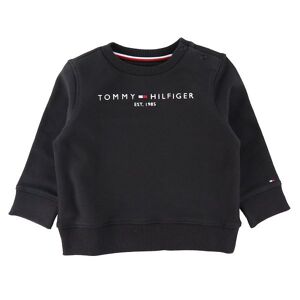 Tommy Hilfiger Sweatshirt - Essential - Organic - Sort - Tommy Hilfiger - 2 År (92) - Sweatshirt