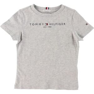 Tommy Hilfiger T-Shirt - Essential - Organic - Gråmeleret - Tommy Hilfiger - 14 År (164) - T-Shirt