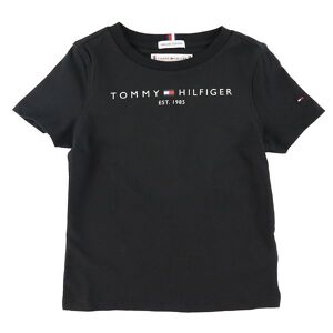 Tommy Hilfiger T-Shirt - Essential - Organic - Sort - Tommy Hilfiger - 10 År (140) - T-Shirt