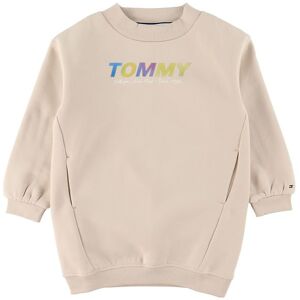 Tommy Hilfiger Kjole - Sweat - Multi Shine Print - Smooth Stone - Tommy Hilfiger - 14 År (164) - Kjole