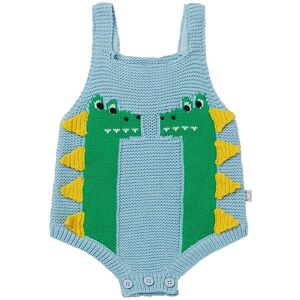 Stella Mccartney Kids Body U/æ - Strik - Lyseblå M. Dinoer - Stella Mccartney Kids - 18 Mdr - Body U/æ