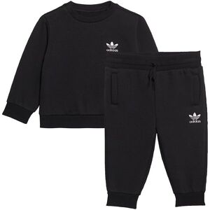 Adidas Originals Sweatsæt - Crew - Sort - Adidas Originals - 1½ År (86) - Sweatsæt