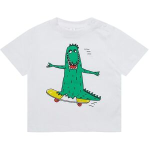 Stella Mccartney Kids T-Shirt - Hvid M. Krokodille - Stella Mccartney Kids - 9 Mdr - T-Shirt