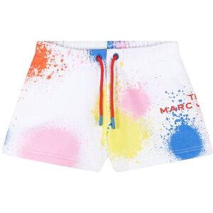 Little Marc Jacobs Sweatshorts - Hvid M. Malerpletter - Little Marc Jacobs - 8 År (128) - Shorts