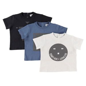 Giorgio Armani Emporio Armani T-Shirt - 3-Pak - Blå/hvid/navy M. Refleks - Emporio Armani - 18 Mdr - T-Shirt