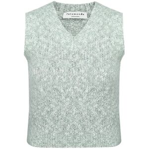 Rosemunde Vest - Alpaka/uld - Pastel Mint Melange - Rosemunde - 10 År (140) - Vest