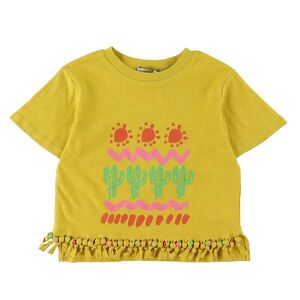 Stella Mccartney Kids T-Shirt - Karrygul M. Print/frynser - Stella Mccartney Kids - 14 År (164) - T-Shirt