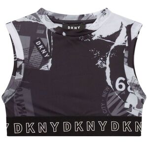 Dkny Top - Supper - Sort/hvid M. Fotoprint - Dkny - 14 År (164) - T-Shirt