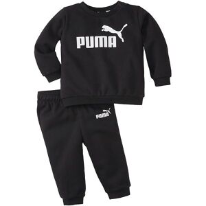 Puma Sweatsæt - Minicats Crew Jogger - Cotton Black - Puma - 4 År (104) - Sweatsæt