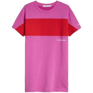 Klein Kjole - Colour Block - Lucky Pink/red - 14 År (164) - Calvin Klein Kjole