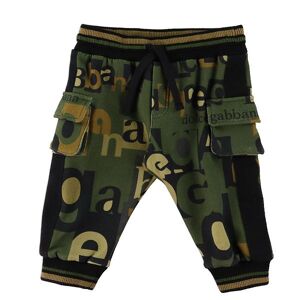 Dolce & Gabbana Sweatpants - Reborn To Live - Armygrøn M. Print - Dolce & Gabbana - 6-9 Mdr - Sweatpants