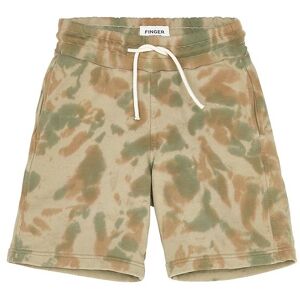 Finger In The Nose Sweatshorts - Dunk - Khaki Tie & Dye - Finger In The Nose - 8-9 År (128-134) - Shorts