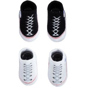 Converse Strømper - 2-Pak - Sort/hvid - Converse - 6-12 Mdr - Strømper