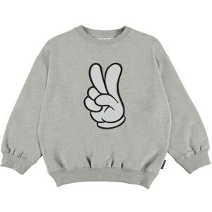 Molo Sweatshirt - Mar - Grey Melange - Molo - 8 År (128) - Sweatshirt