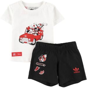 Adidas Originals Sæt - T-Shirt/shorts - White - Adidas Originals - 1 År (80) - T-Shirt