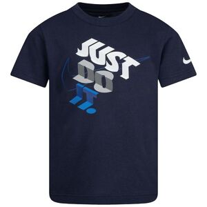 Nike T-Shirt - Block - Midnight Navy - Nike - 5 År (110) - T-Shirt