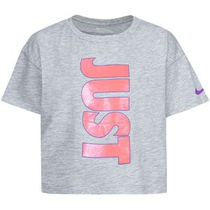 Nike T-Shirt - Just Do It - Grey Heather - Nike - 7 År (122) - T-Shirt
