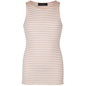 Rosemunde Top - Silke/bomuld - Ivory Peachy Rose Stripe - Rosemunde - 6 År (116) - T-Shirt