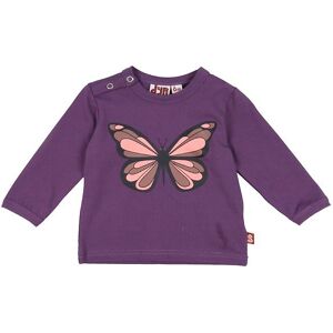 Dyr-Cph Bluse - Dyrcritter - Grey Mauve Sommerfugl - Dyr - 6 Mdr - Bluse