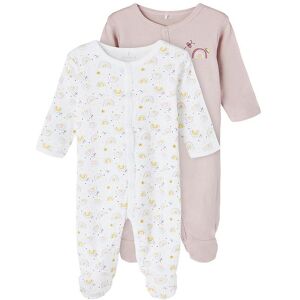 Name It Natdragter - Noos - Nbfnightsuit - 2-Pak - Violet Ice - Name It - 3 År (98) - Natdragt